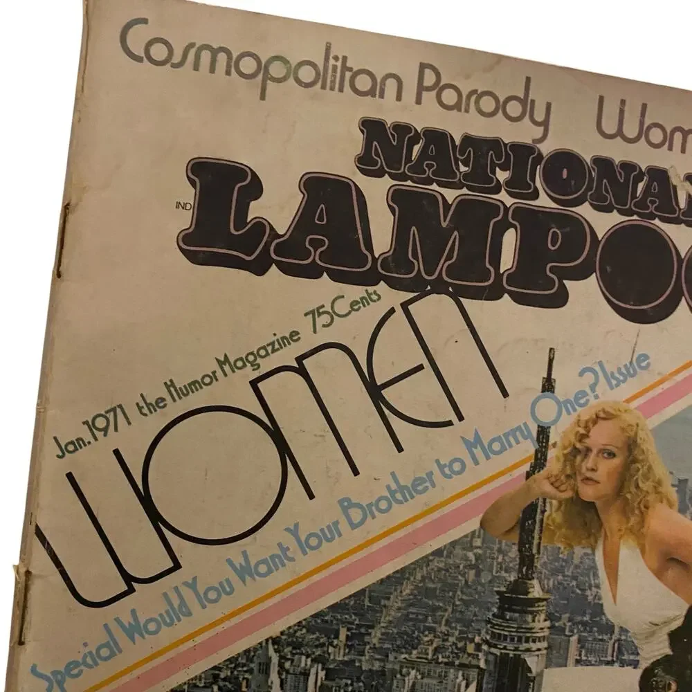 Jan 1971 Cosmopolitan Parody Women's National Lampoon Vintage Humor Magazine